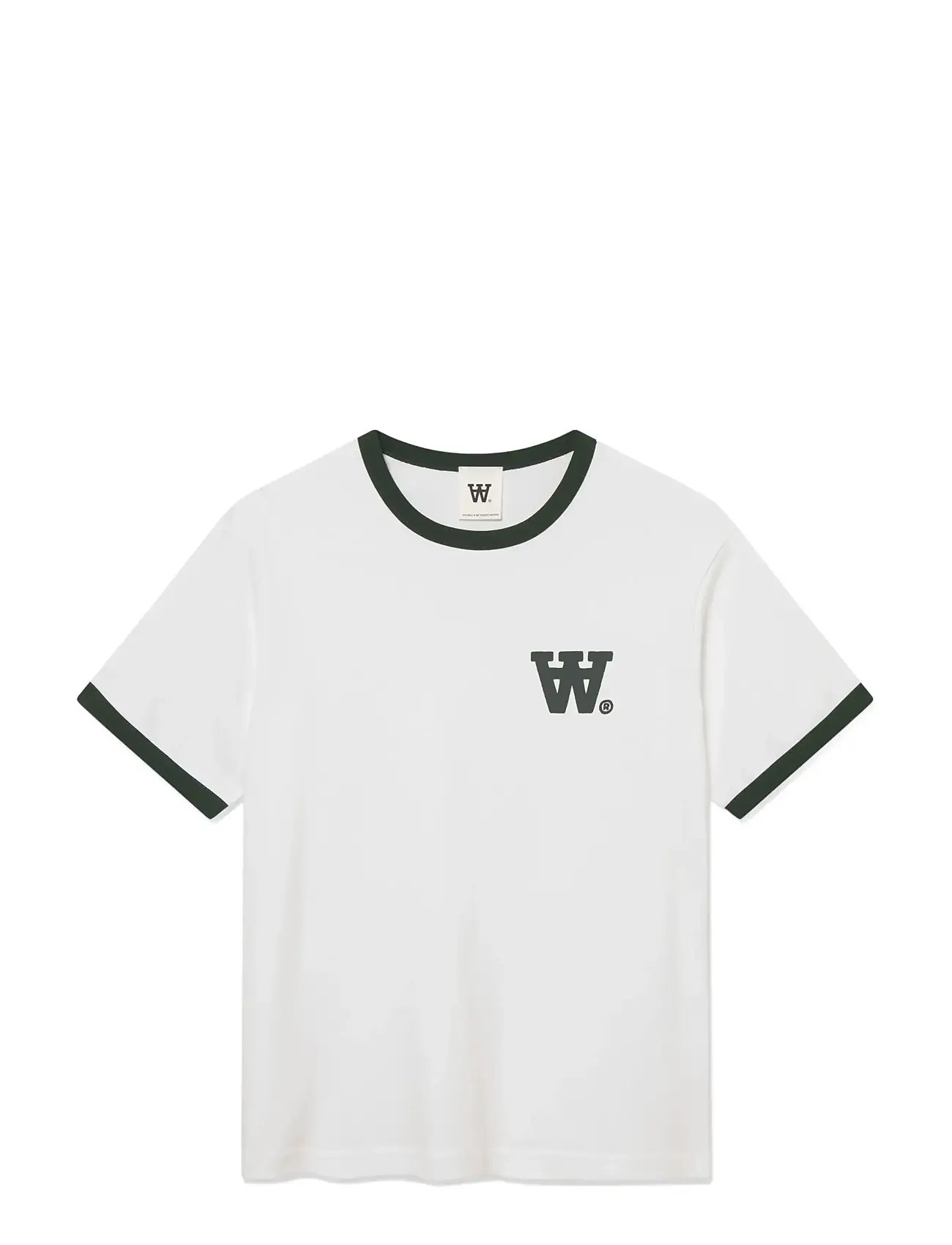 WOOD WOOD Wwparker Tee 25214 Weiß - S - Herren