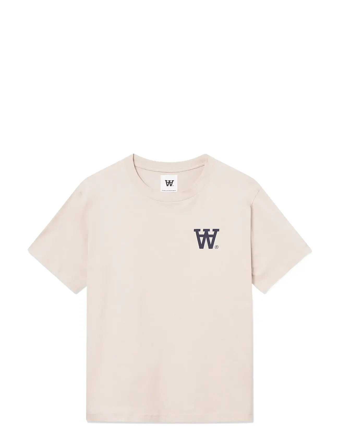 WOOD WOOD Wwliam Tee Aachest 25220 Cream - S - Herren