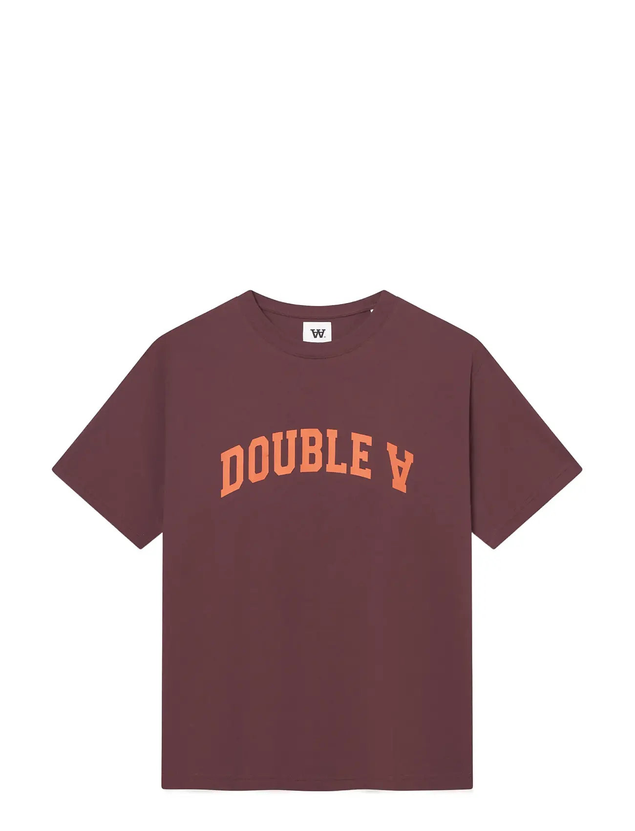 WOOD WOOD Wwace Tee Aaarch 25220 Burgundy - S - Herren