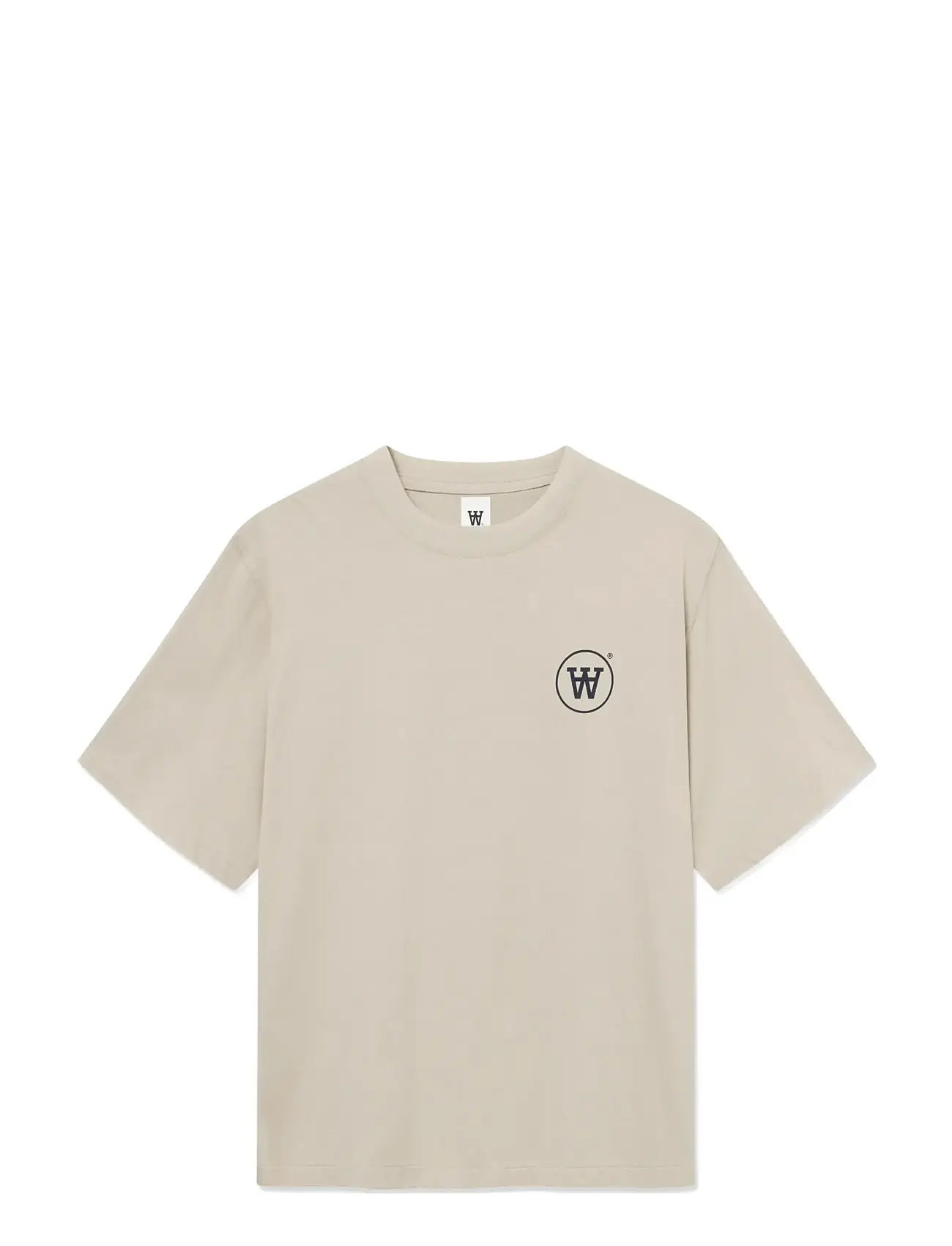 WOOD WOOD Wwliam Tee Aacomp 25074 Beige - M - Herren