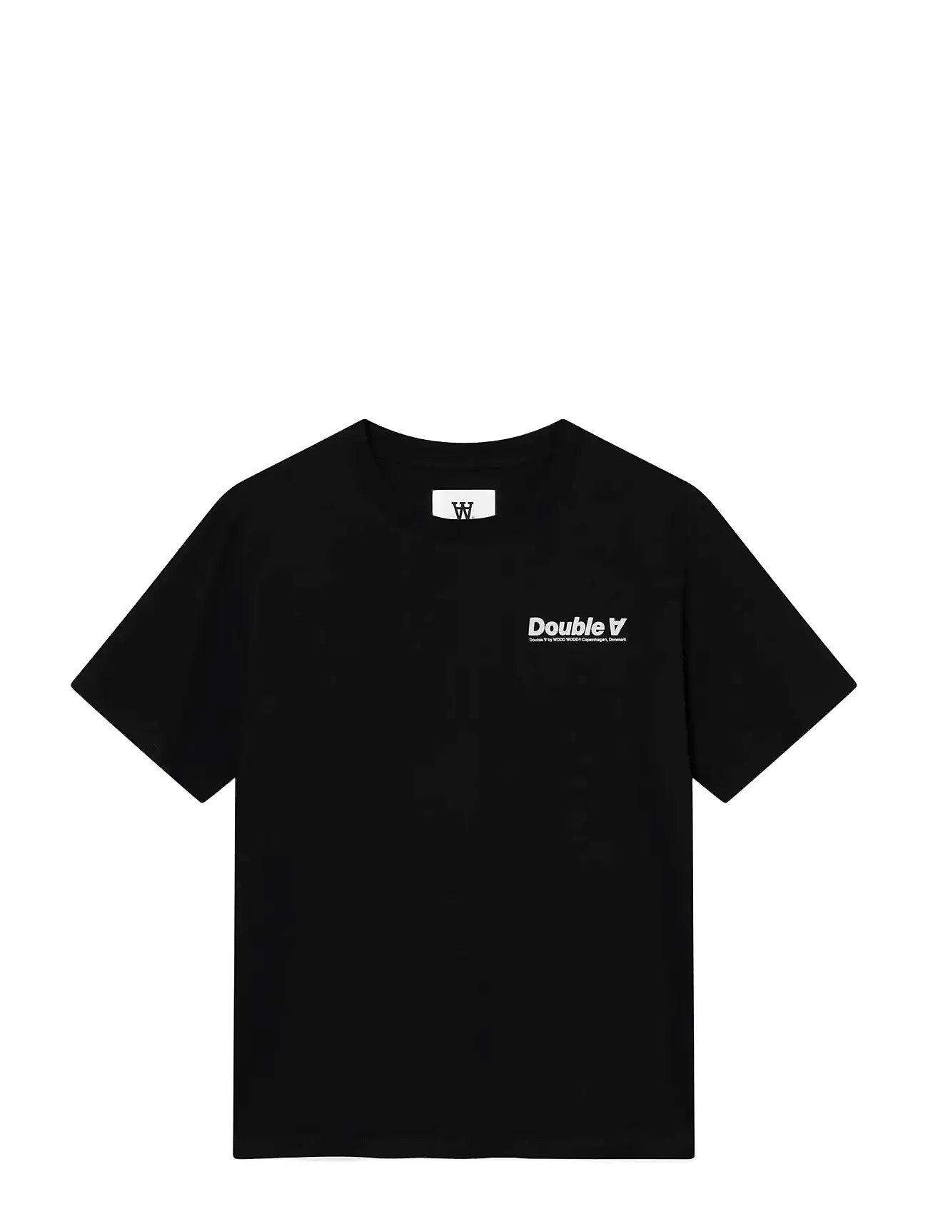 WOOD WOOD Wwace Tee Doublesun 25220 Schwarz - M - Herren