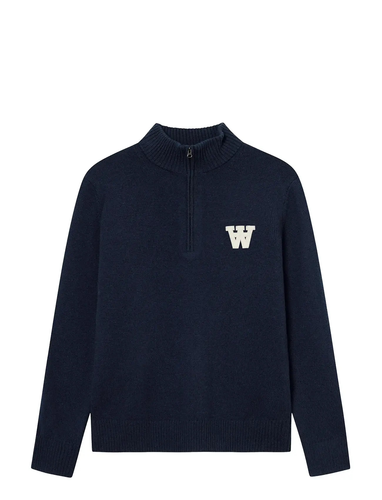 WOOD WOOD Wwtay Half Zipper 25081 Navy - S - Herren