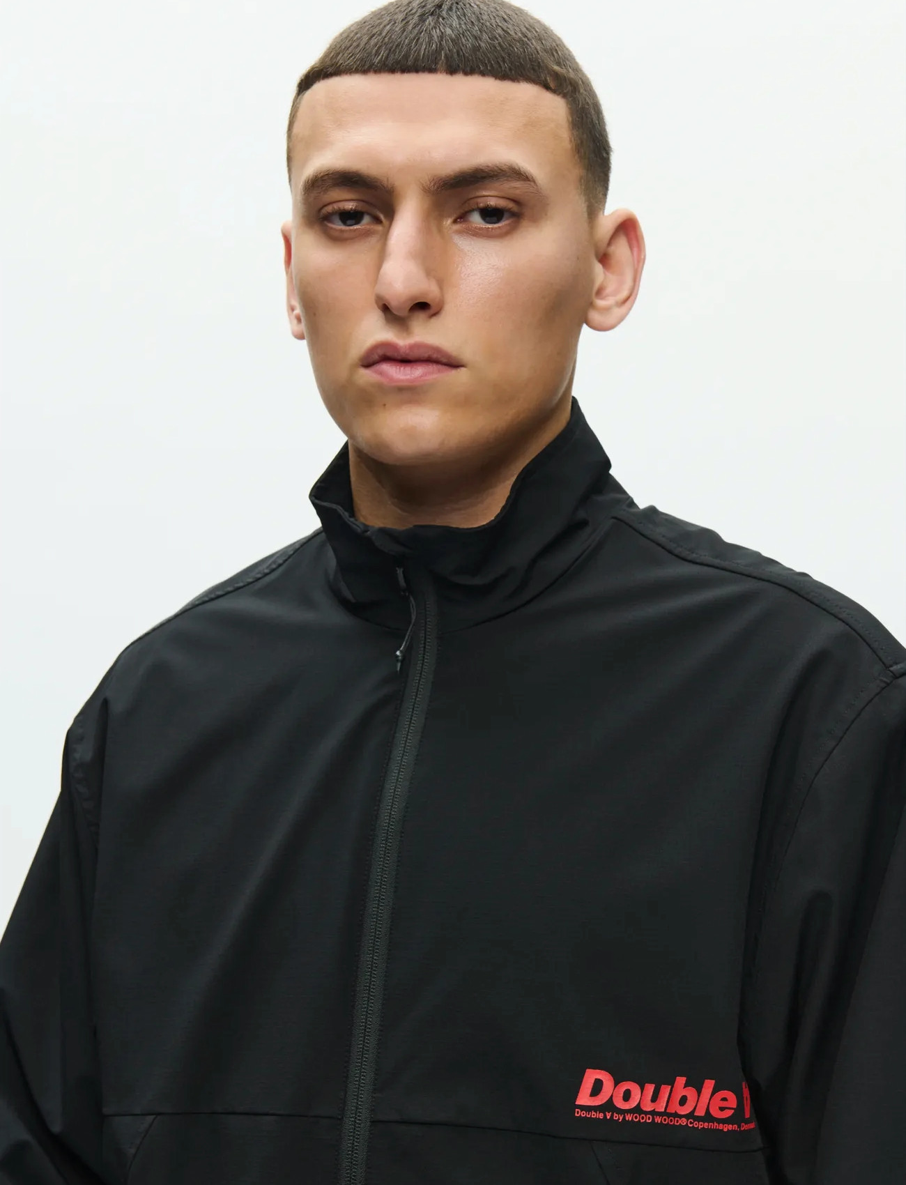 WOOD WOOD Wwfrank Jacket 25371, S, Black, Sport Jackets > Sport Training Jackets, Herre