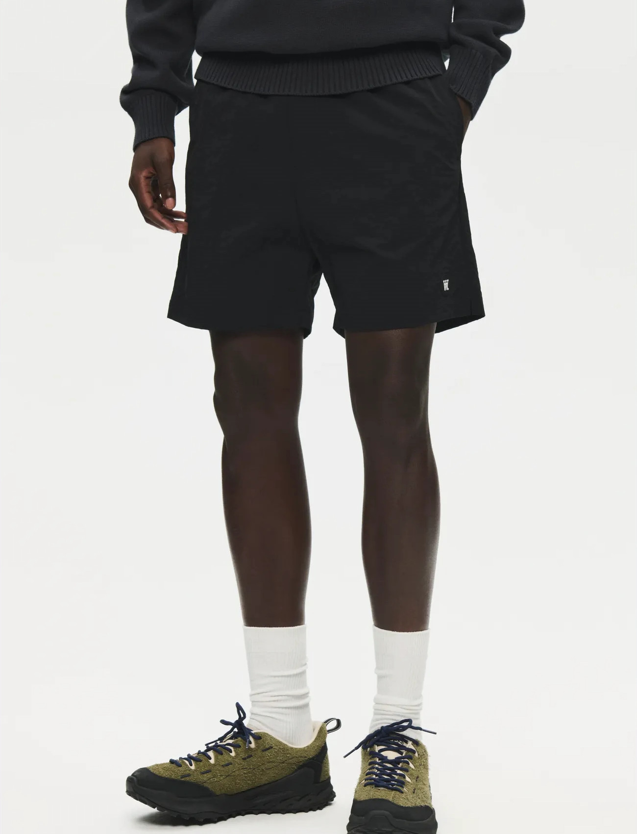 WOOD WOOD Wwdub Swim Trunks 25347, M, Black, Sport Badetøj > Sport Swim Shorts, Herre