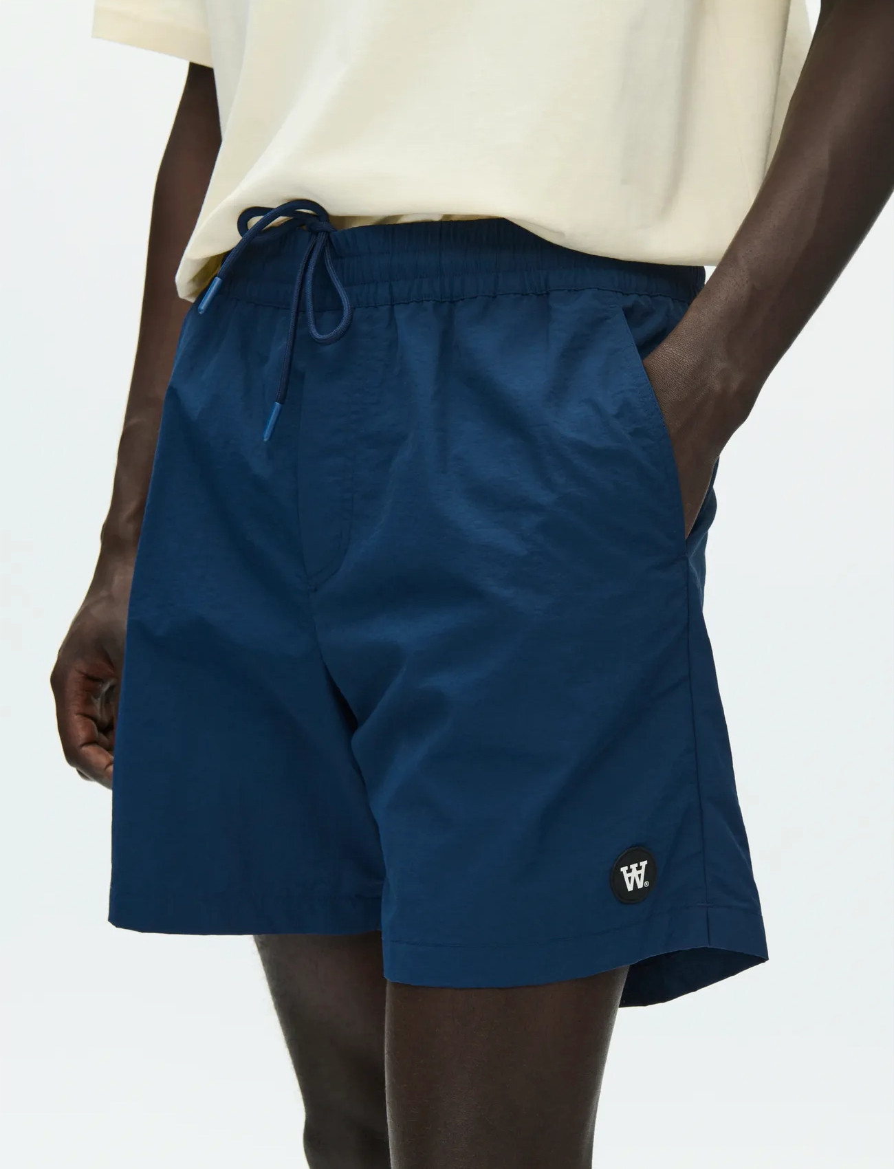 WOOD WOOD Wwdub Swim Trunks 25347, L, Navy, Sport Badetøj > Sport Swim Shorts, Herre
