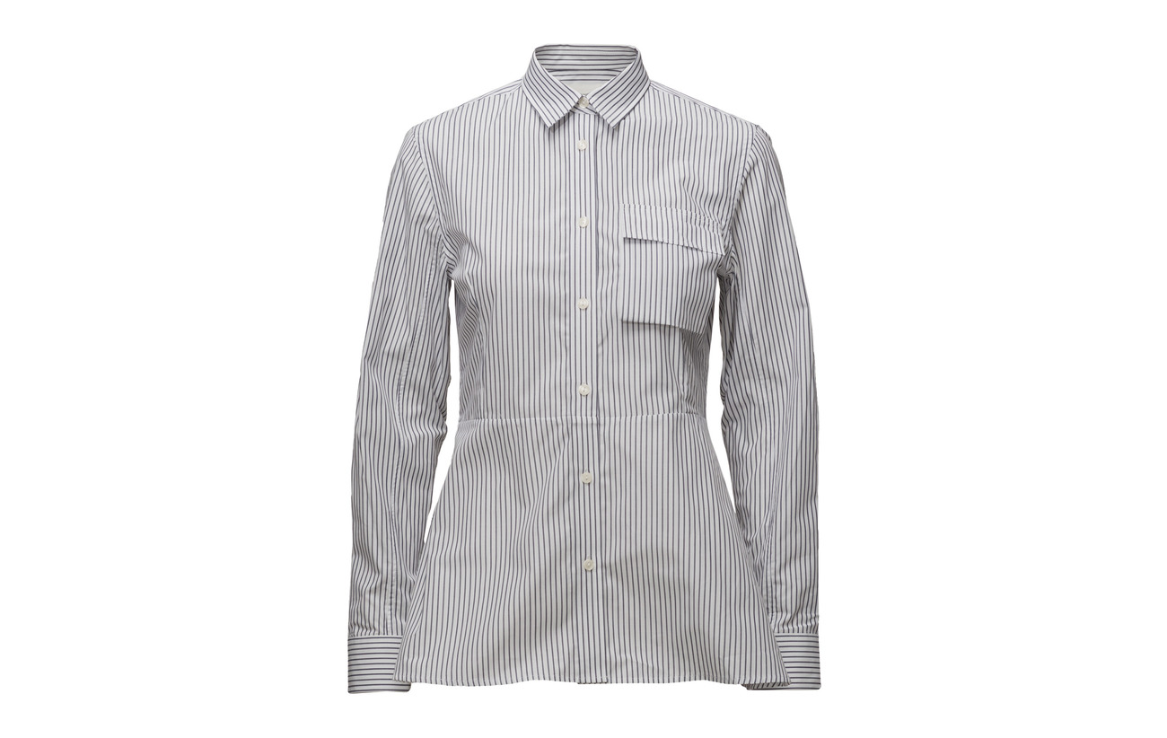 white Wood Shirt Coton Navy 100 Nicole cUqaqTwY