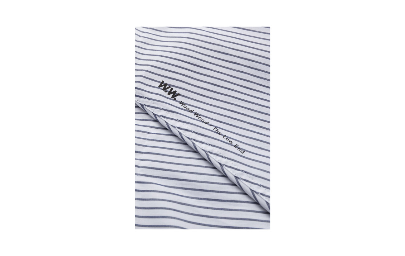 white Wood Shirt Coton Navy 100 Nicole cUqaqTwY