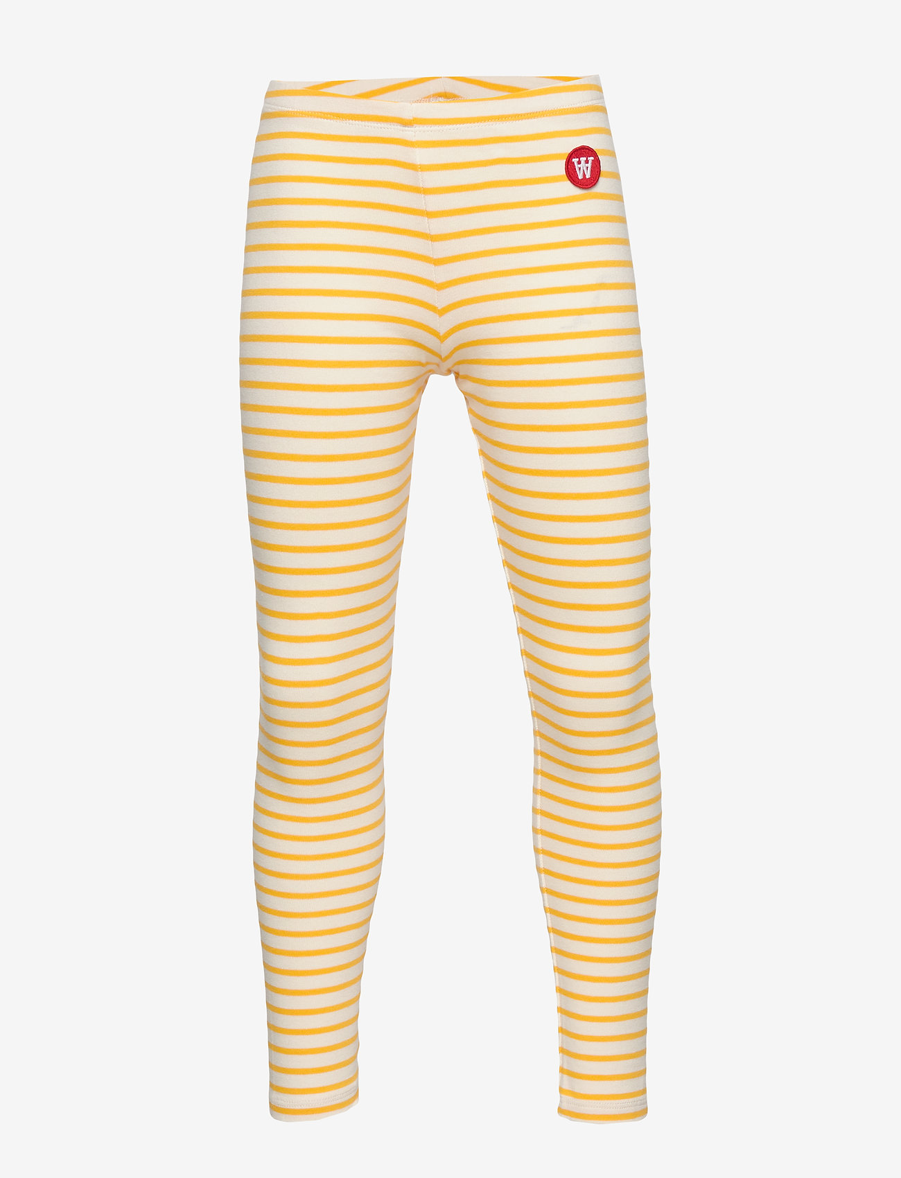 off white yellow stripe pants