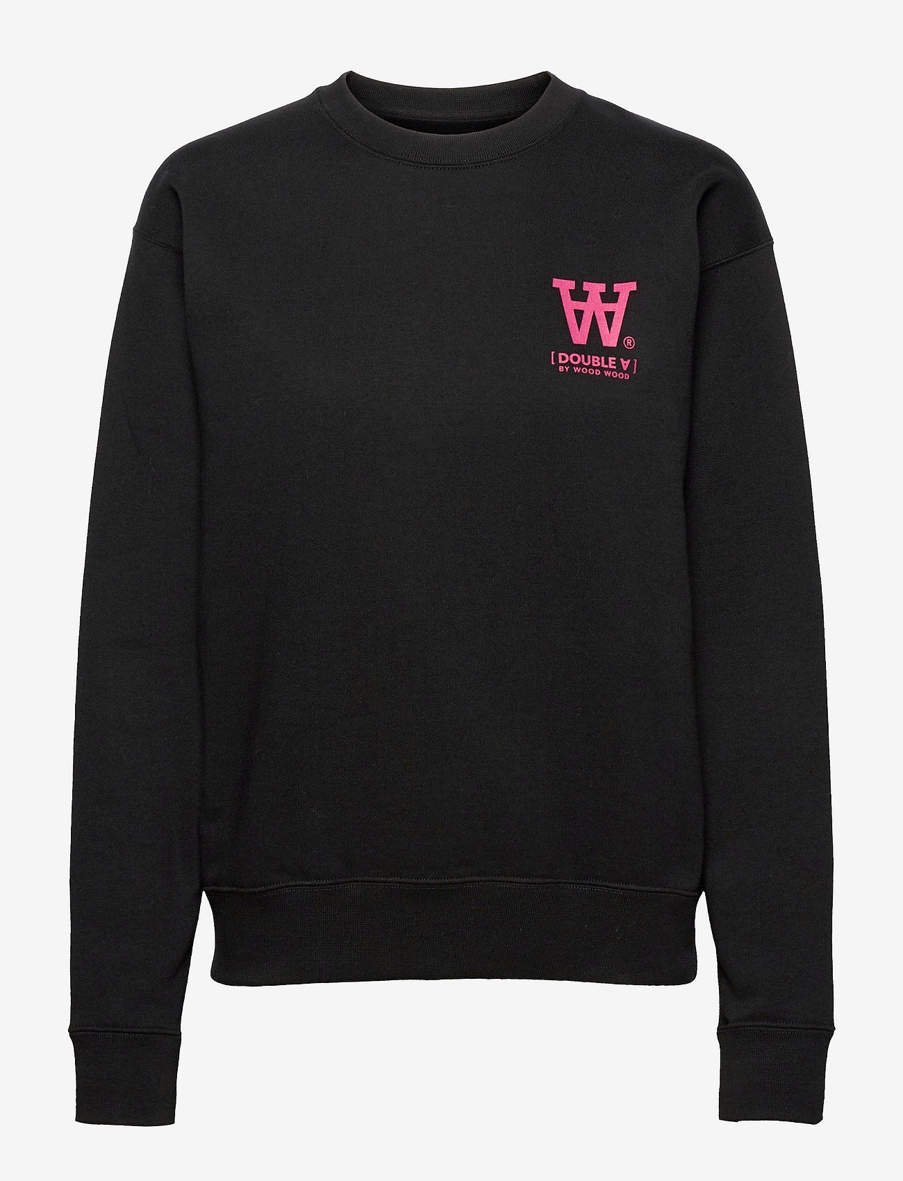 Wood Wood - Jess sweatshirt - dressipluusid ja kapuutsiga dressipluusid - black/pink - 0
