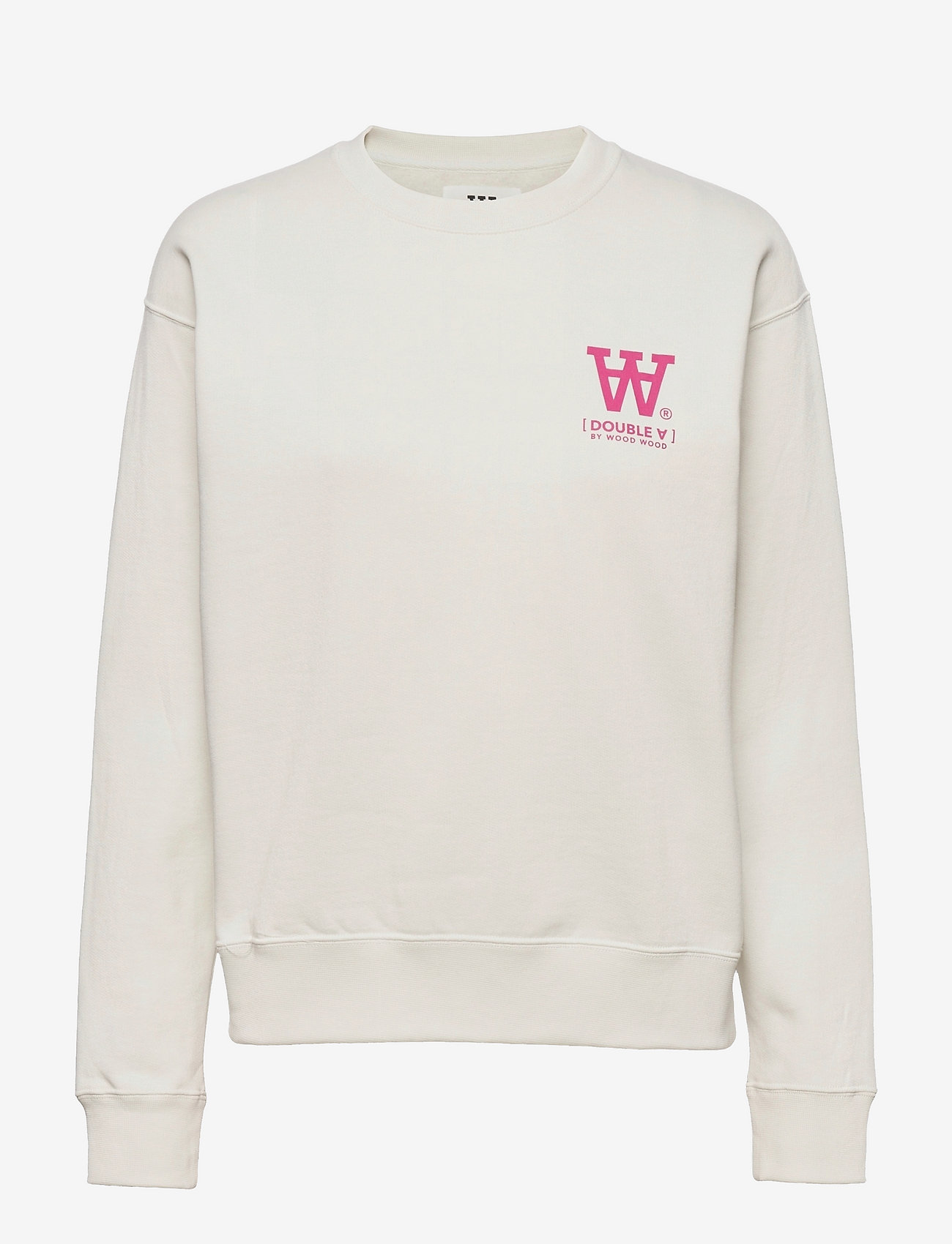 Wood Wood - Jess sweatshirt - bluzy i bluzy z kapturem - ecru/pink - 0