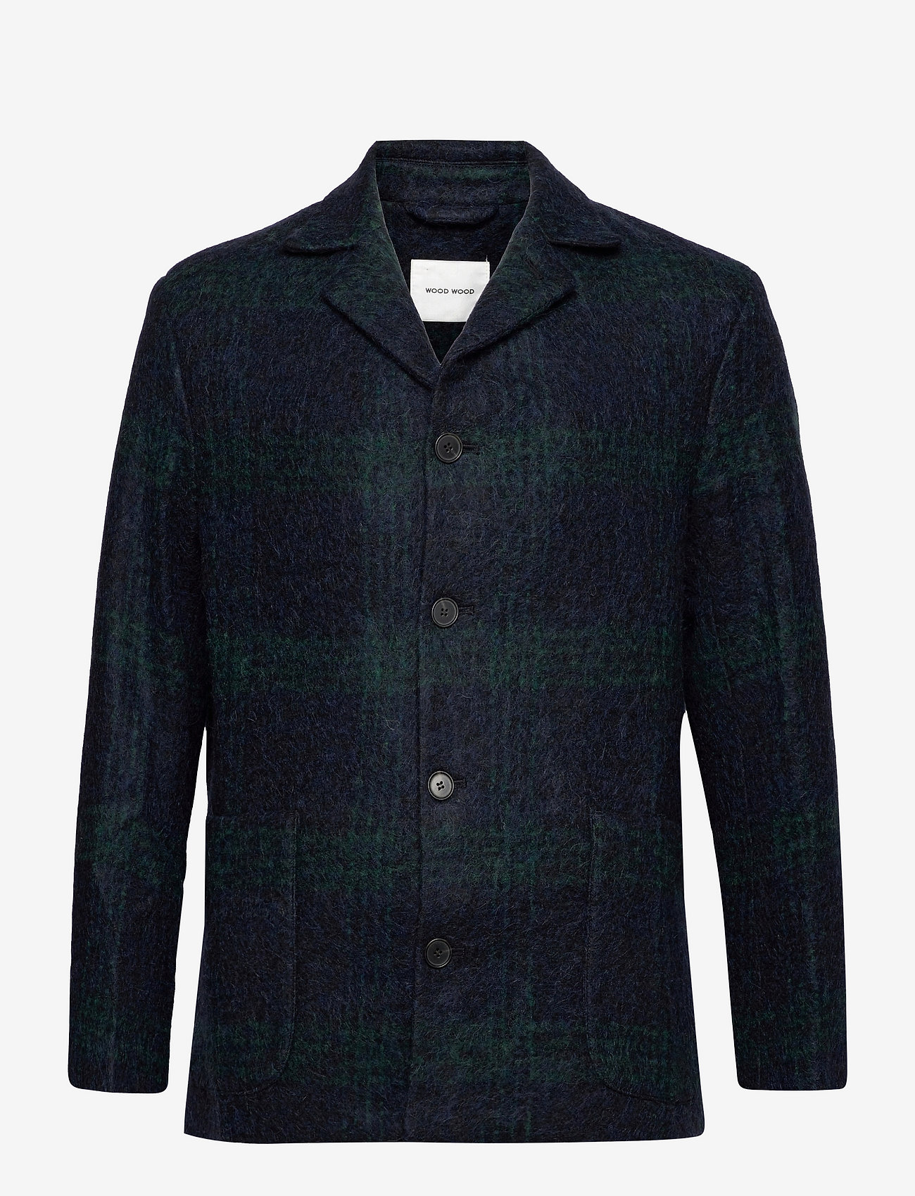 green check coat