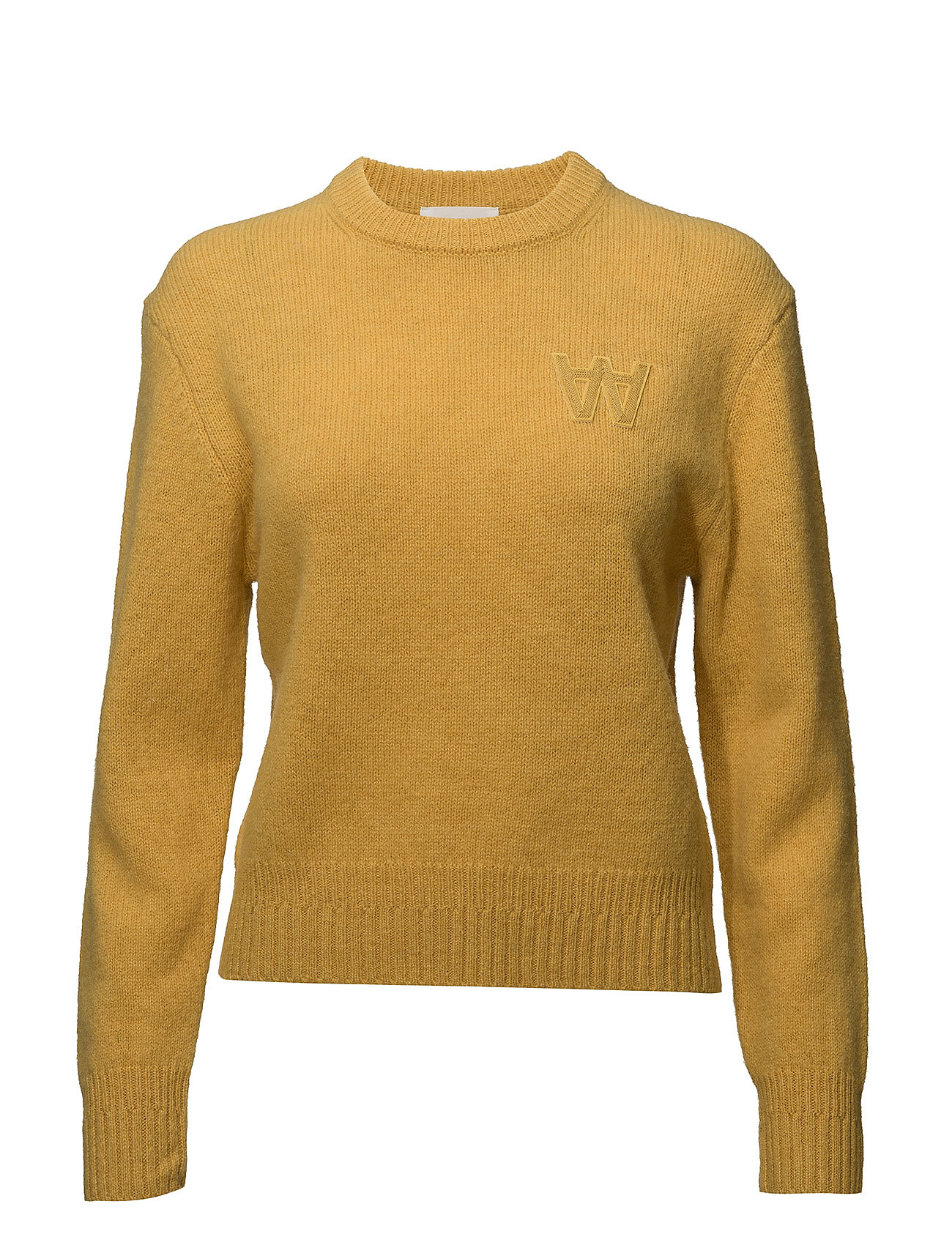 Anneli Sweater Gebreide Trui Geel Wood wood wood kopen in de aanbieding