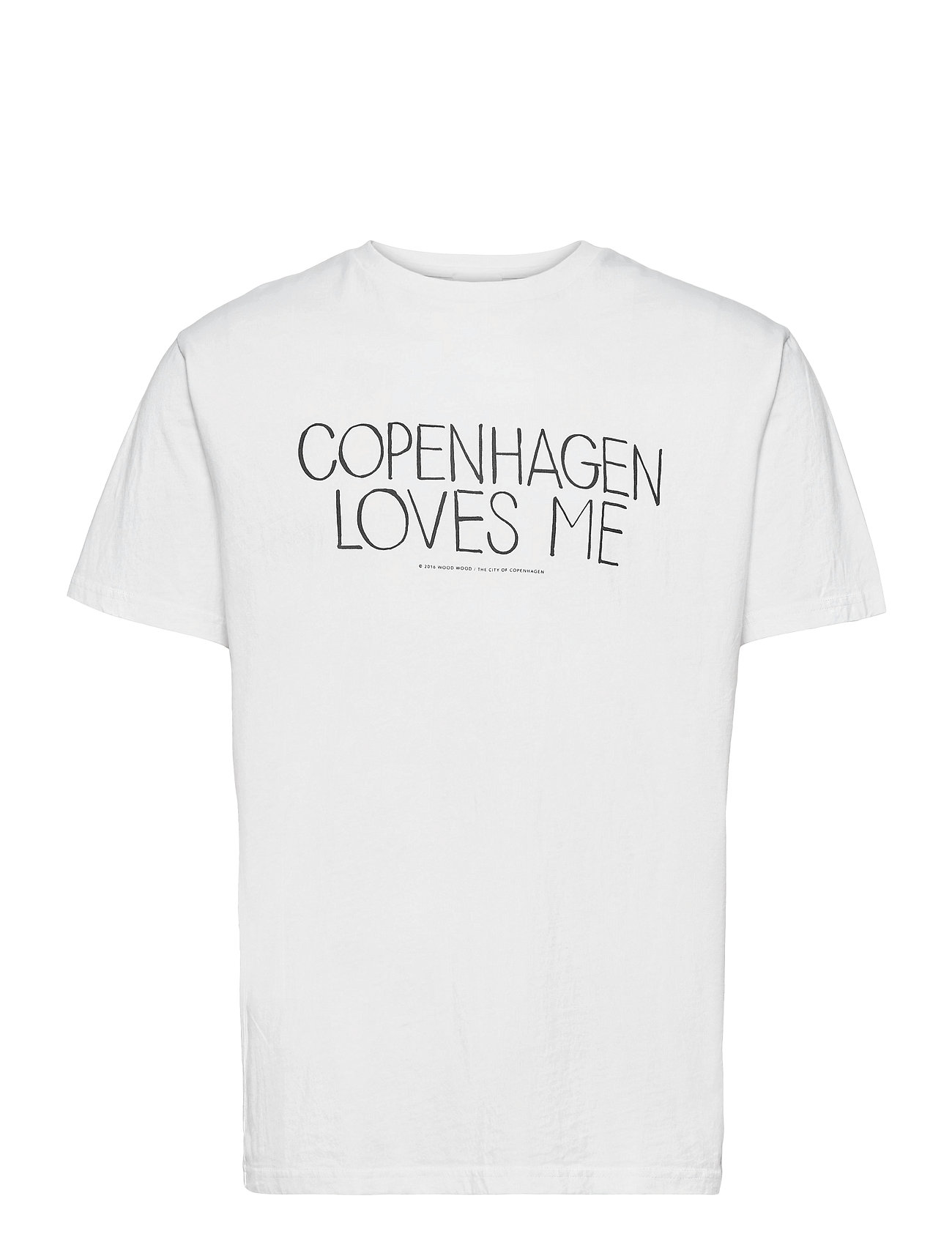 Copenhagen Loves Me T-Shirt T-shirt Hvid Wood Wood