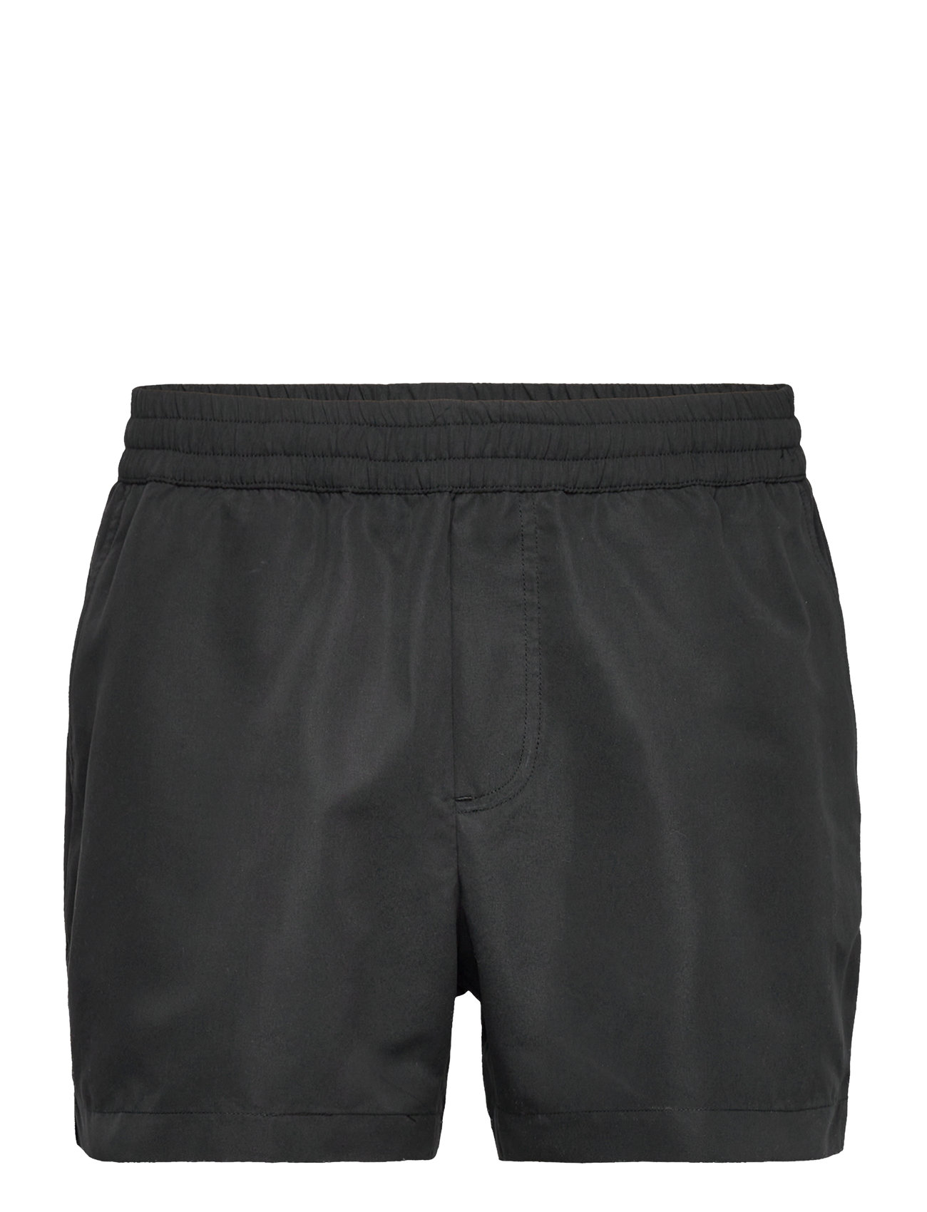 Roy Solid Swim Shorts Designers Shorts Black Wood Wood