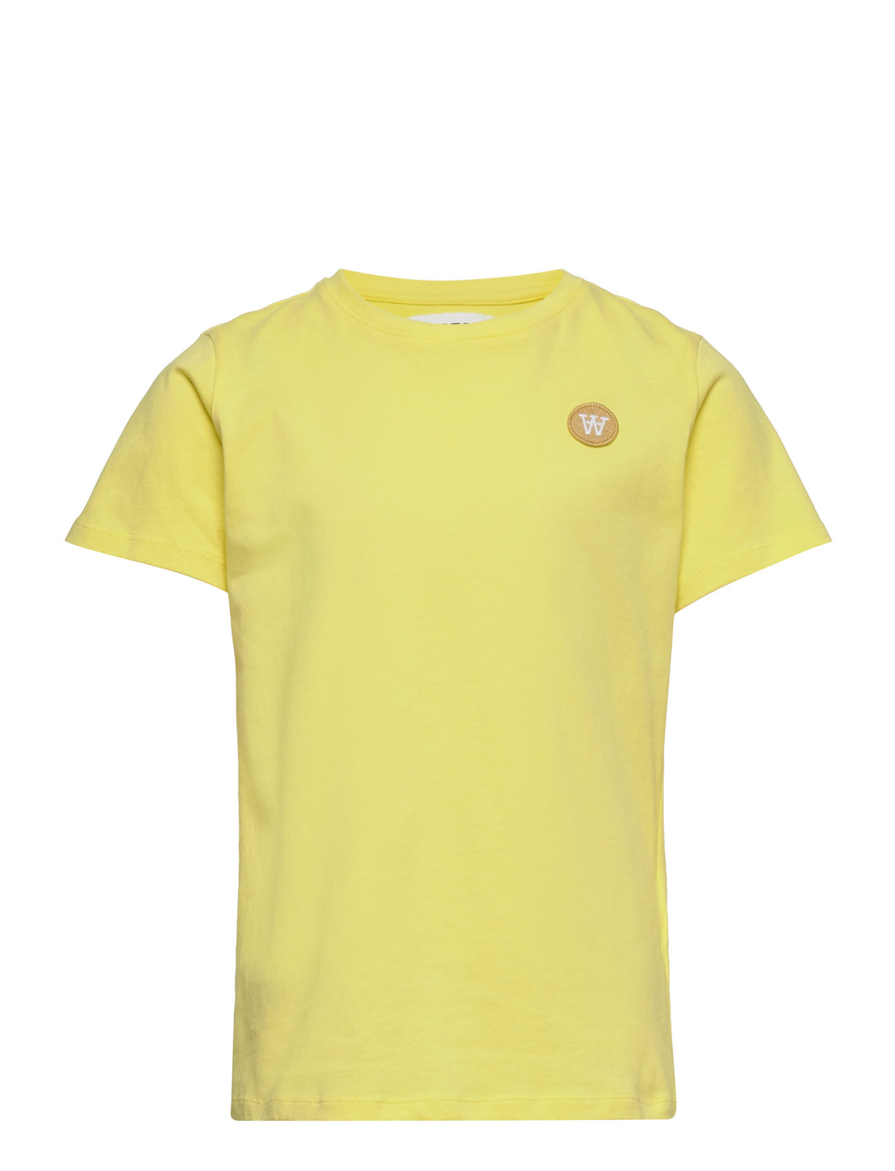 Ola Kids T-Shirt Tops T-Kortærmet Skjorte Yellow Wood Wood
