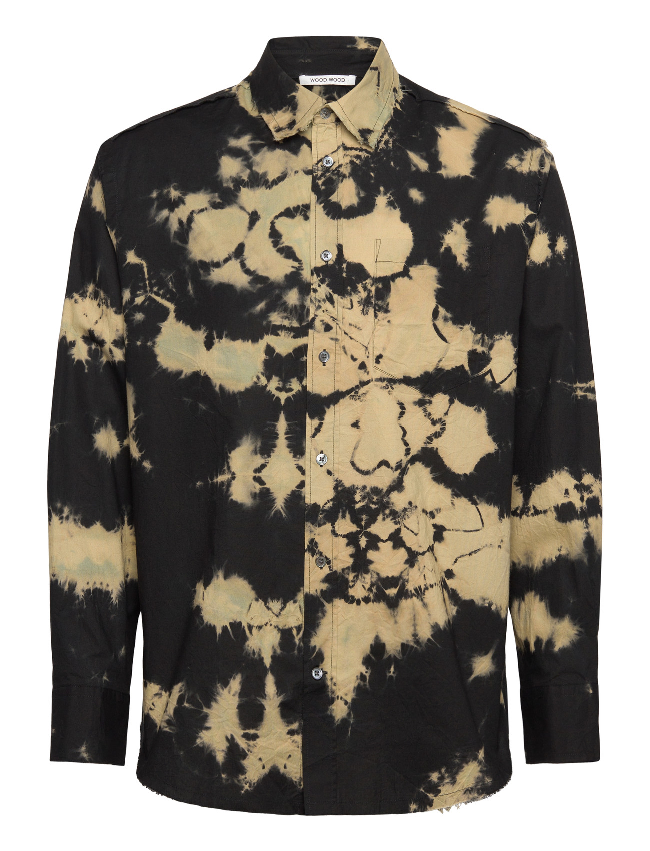 WOOD WOOD Wwnico Shirt, XL, Black, Skjorter > Afslappet Shirts, Herre