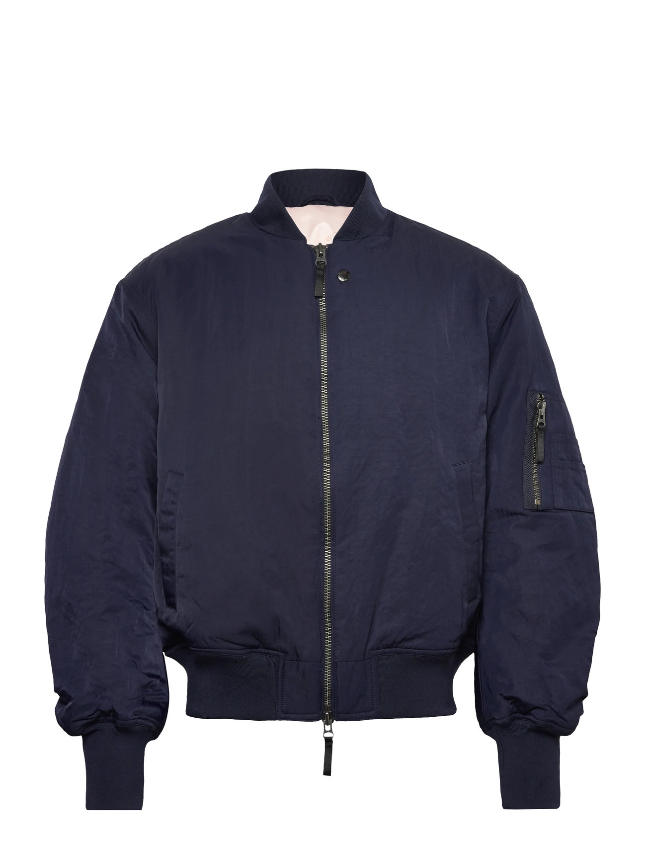 WOOD WOOD Wwelwyn Bomber Jacket, XS, Navy, Jakker > Bomberjakker, Herre