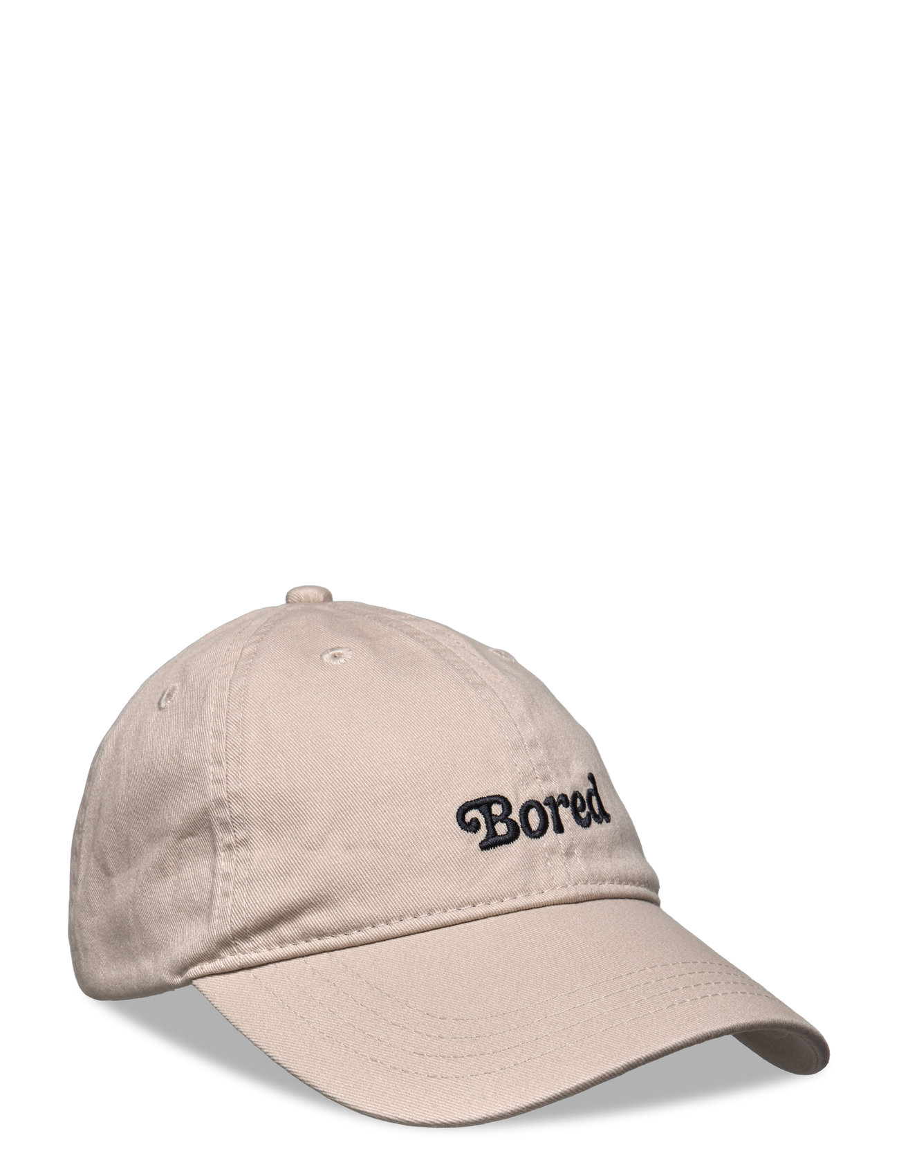 WOOD WOOD Wwbored Embroidery Cap Beige