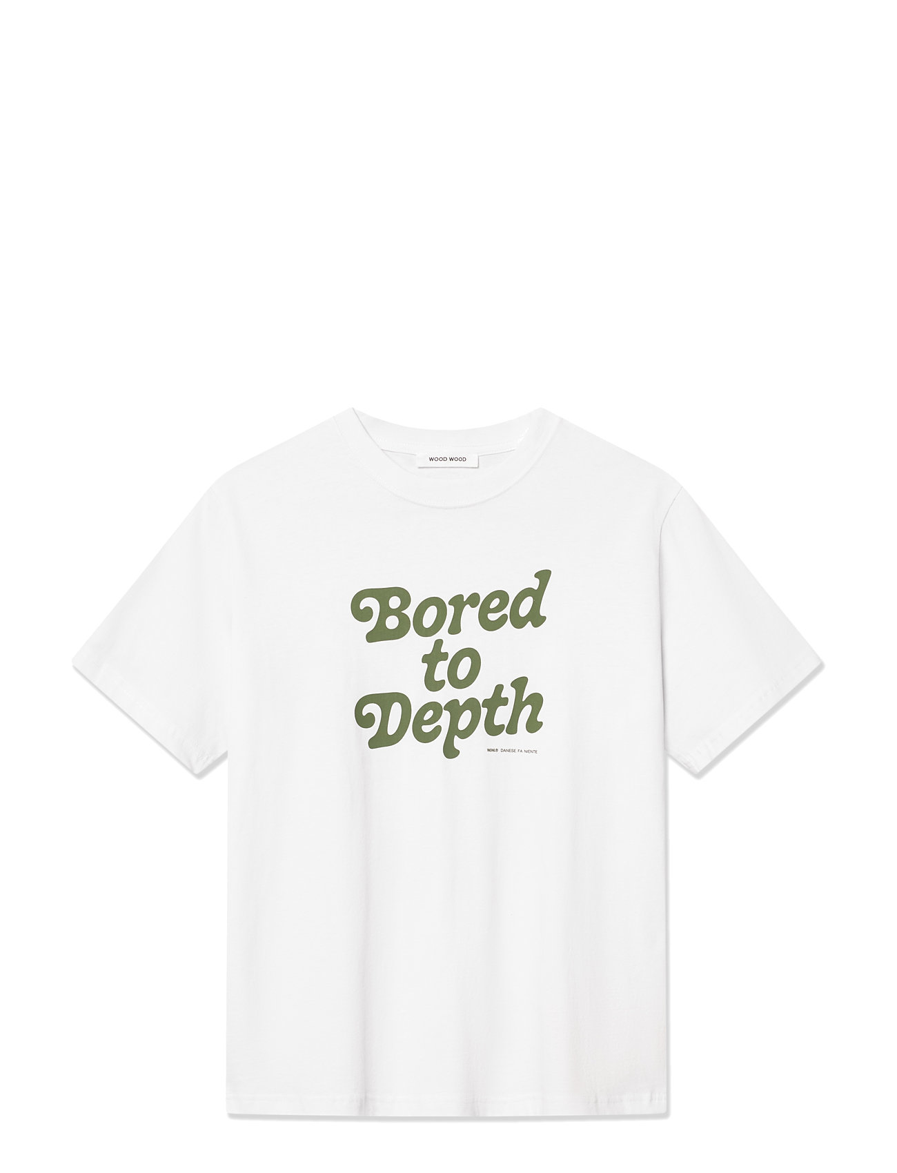 WOOD WOOD Wwbobby Depth T-Shirt Weiß - M - Herren