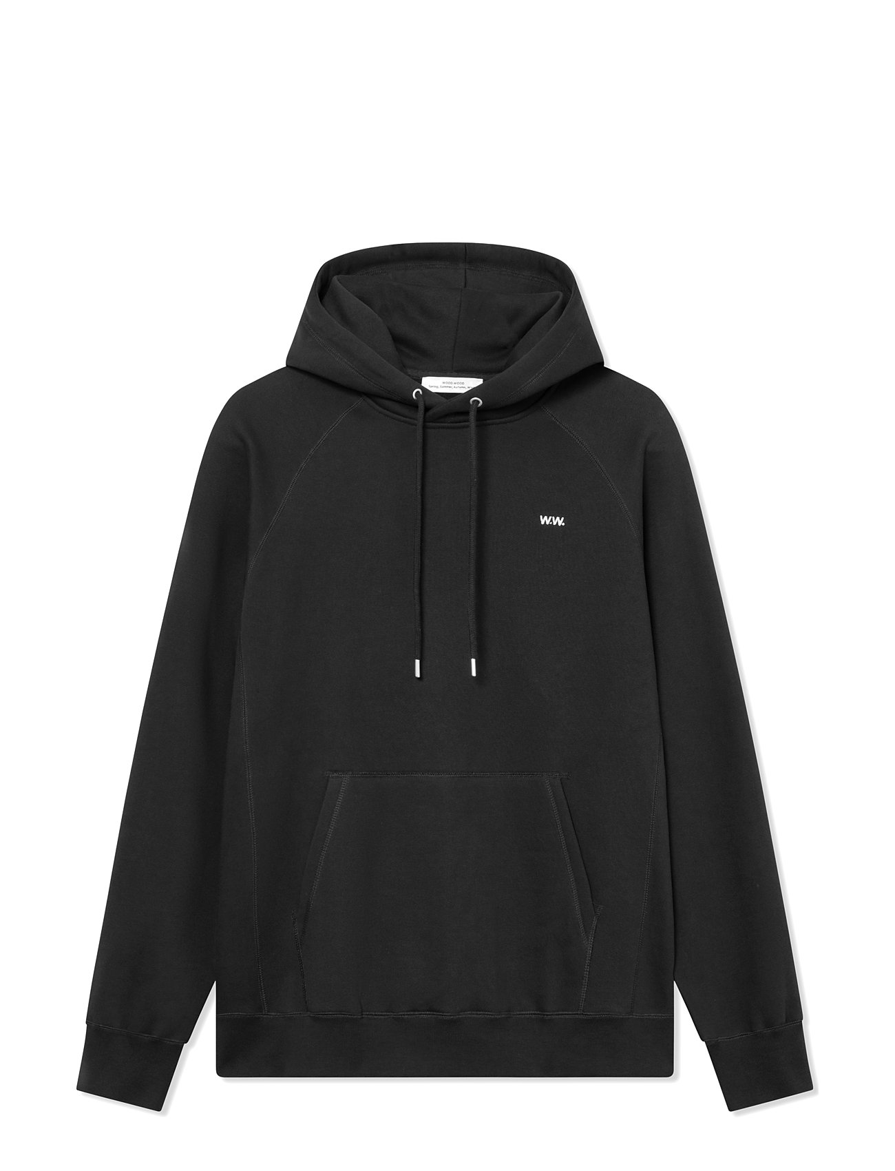 WOOD WOOD Essential Fred Klassisch Hoodie Gots Schwarz - XL - Herren