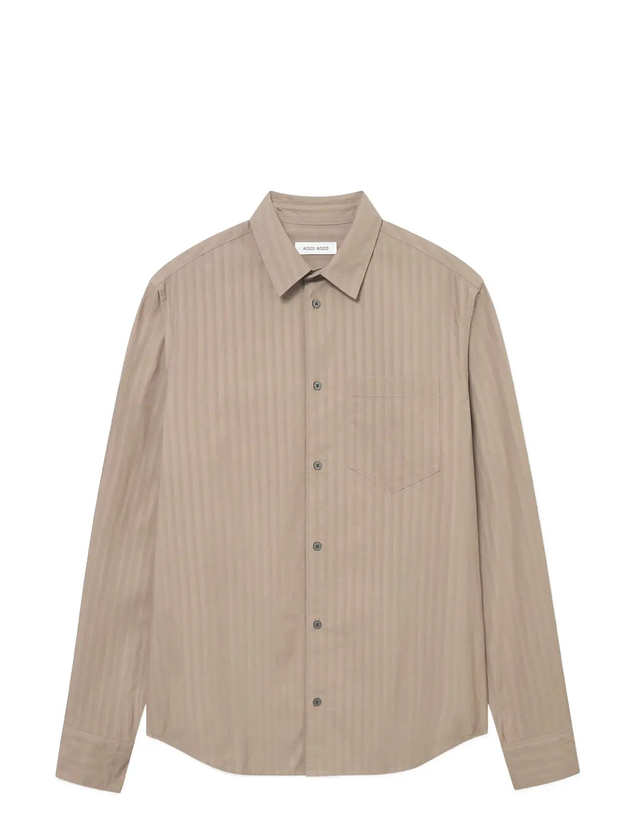 WOOD WOOD Wwnico Shirt 25201 Beige - L - Herren