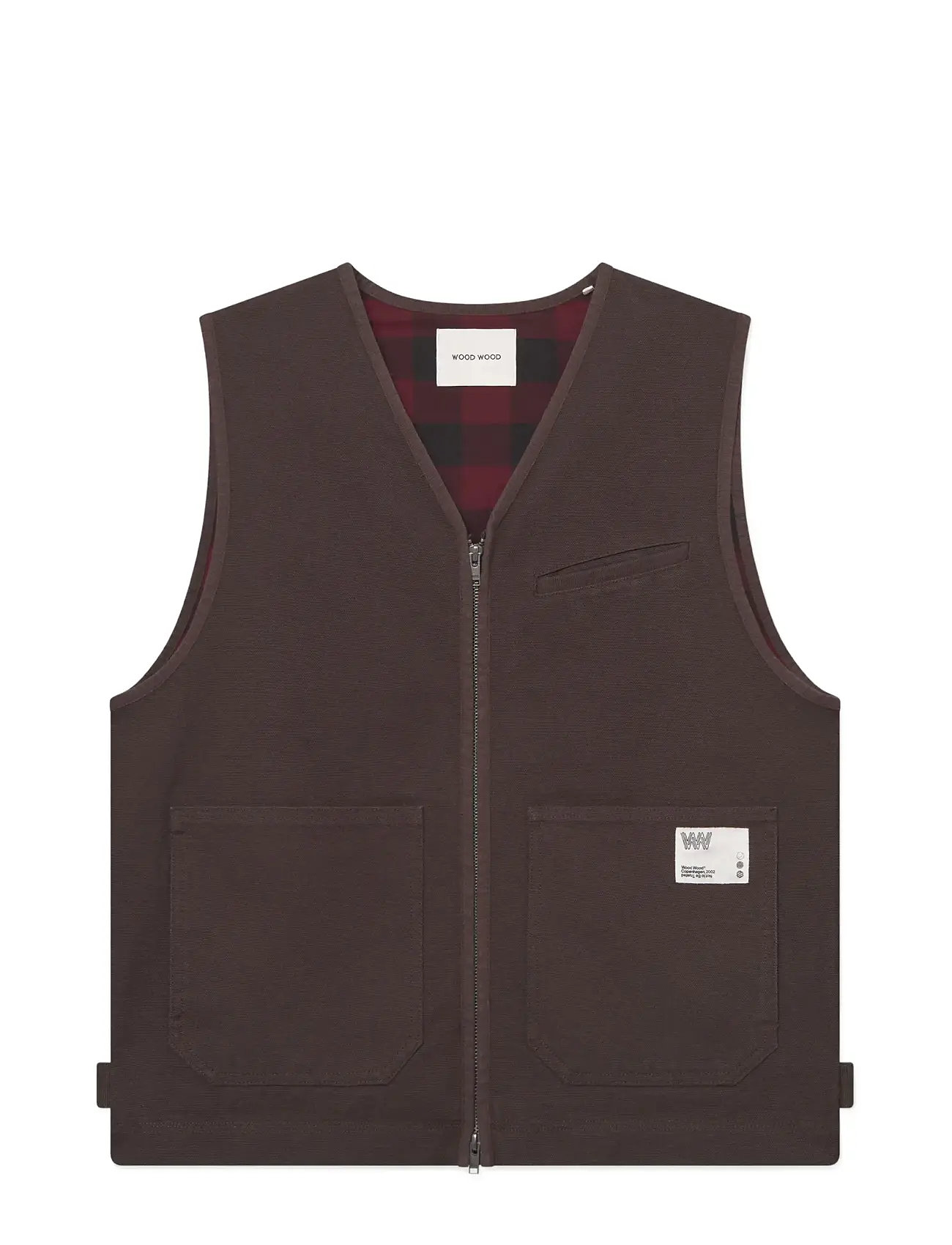 WOOD WOOD Wwbo Vest 25197 Braun - S - Herren