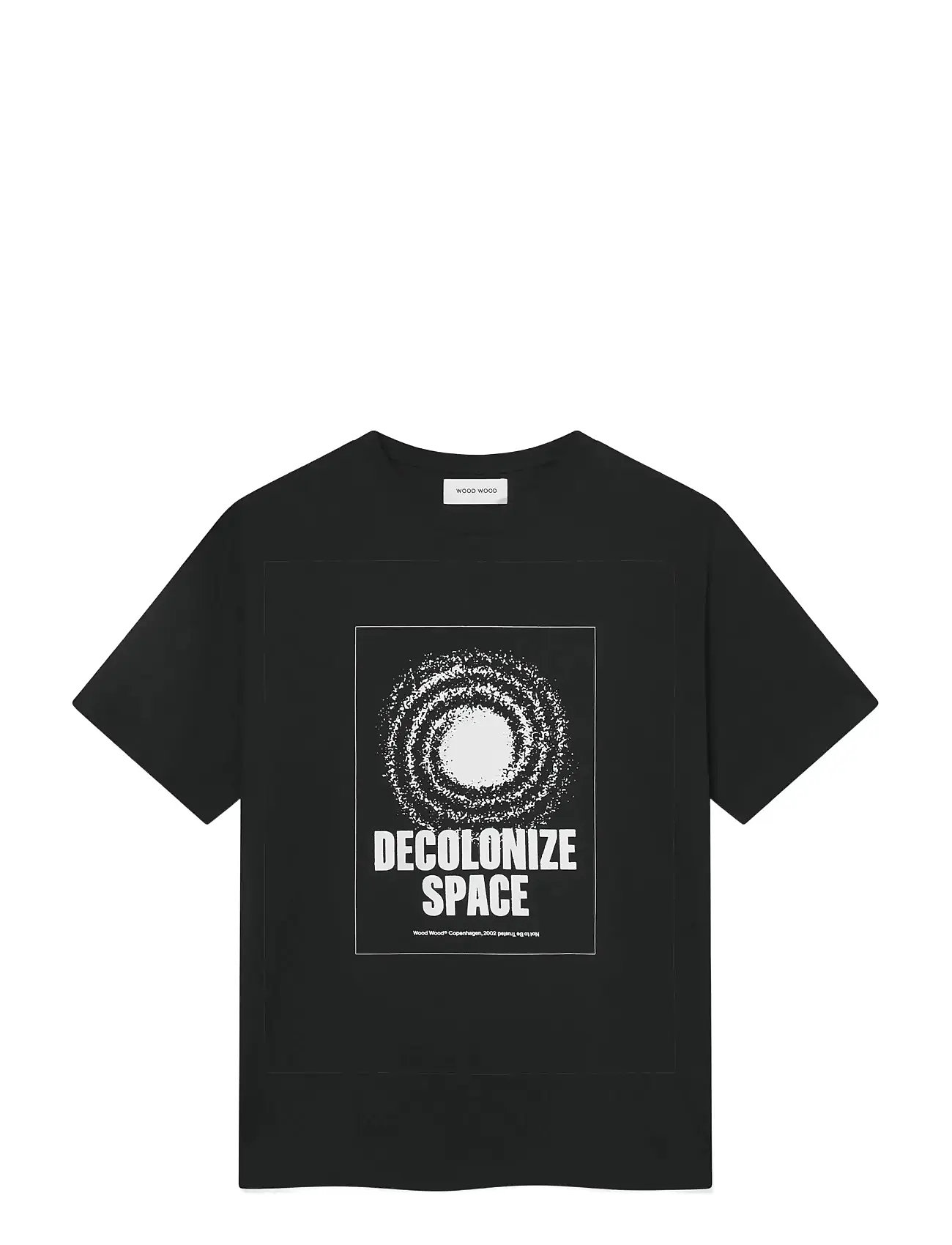 WOOD WOOD Wwbobby Tee Space 25220 Schwarz - L - Herren