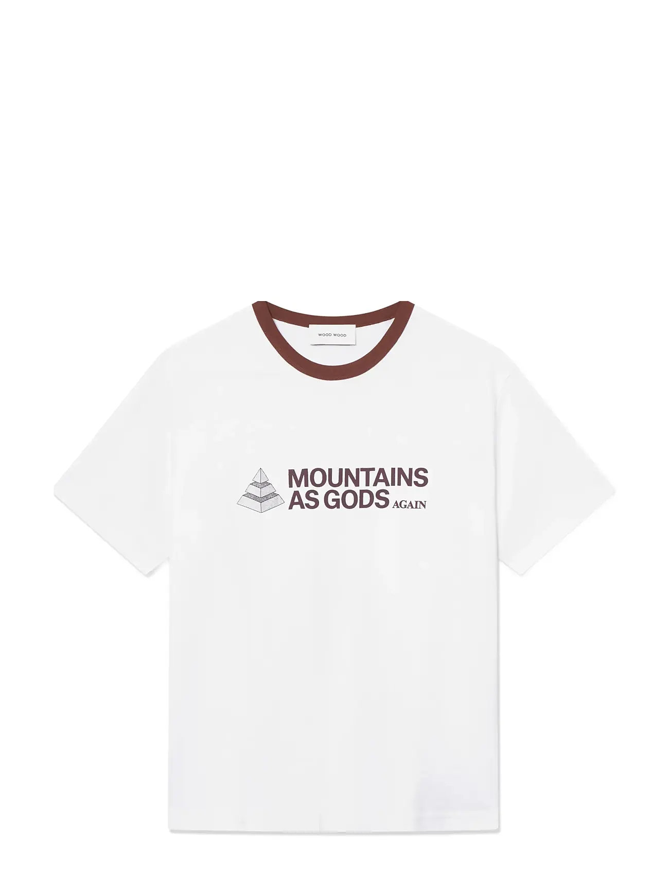 WOOD WOOD Wwsloane Tee Mega 25214 Weiß - S - Herren