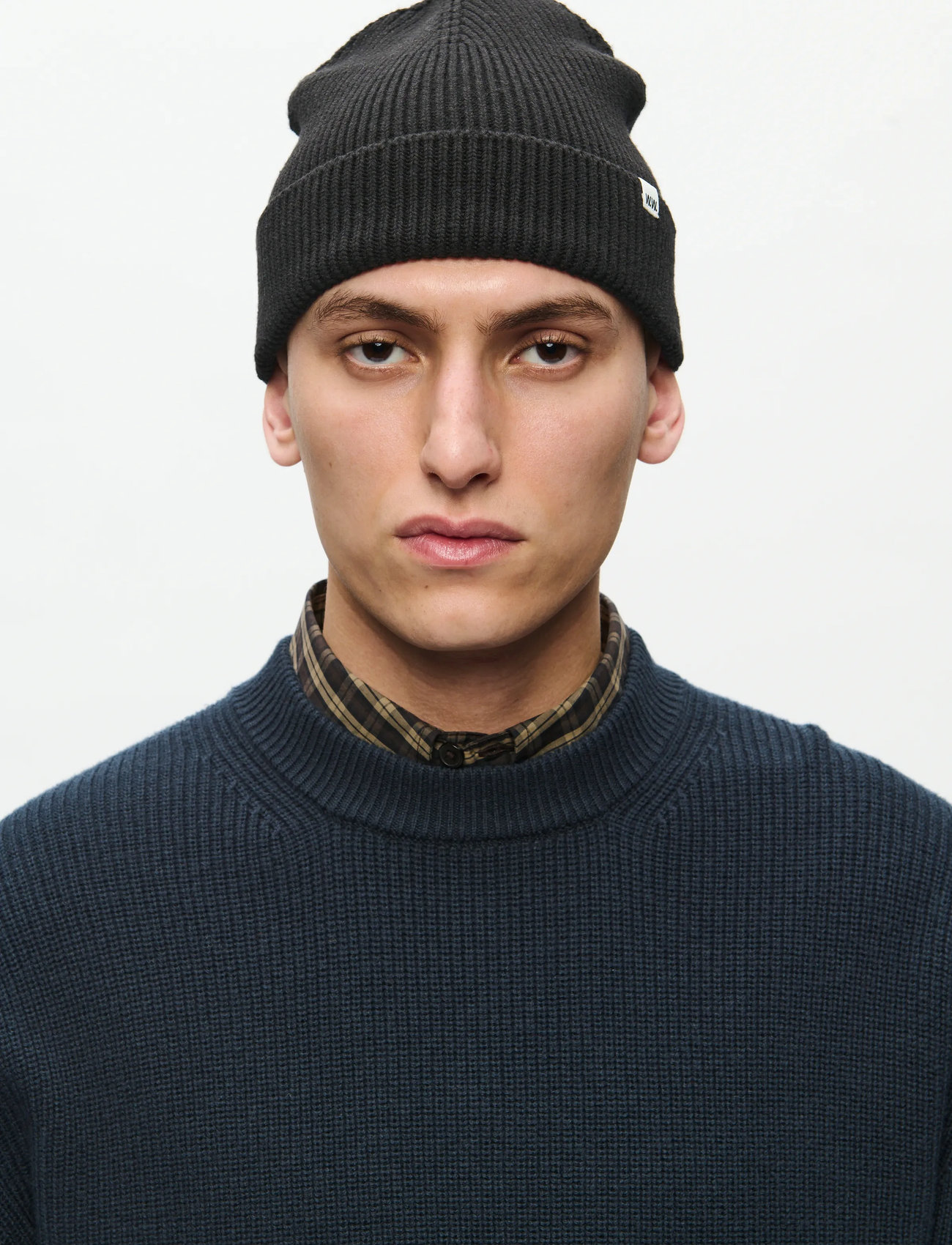WOOD WOOD Wweddie Beanie 25251, One Size, Black, Hovedbeklædning > Huer, Herre