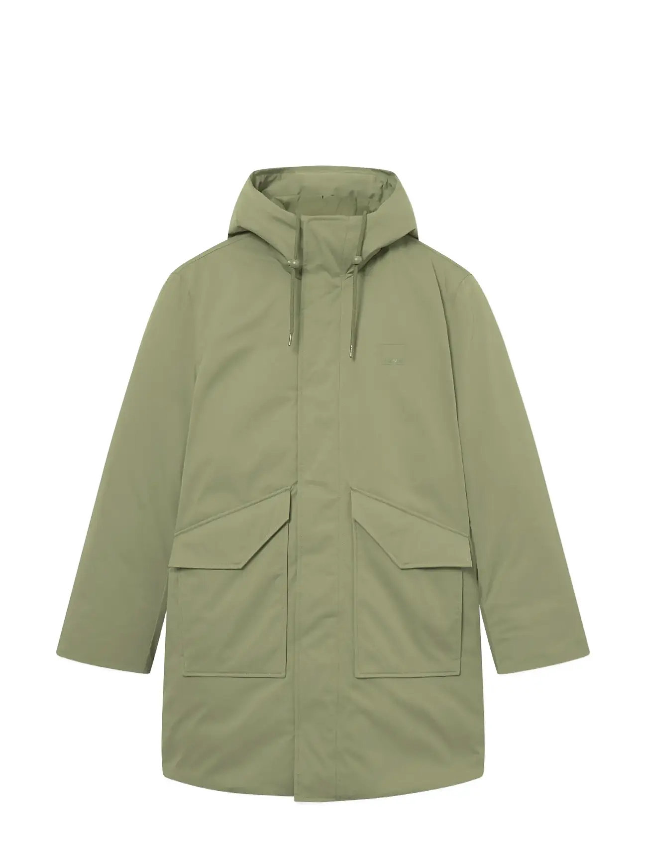 WOOD WOOD Wwhanes Parka Mantel 25256 Grün - S - Herren
