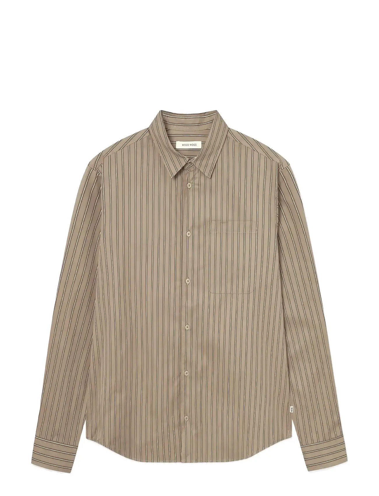 WOOD WOOD Wwnico Shirt 25278 Beige - L - Herren