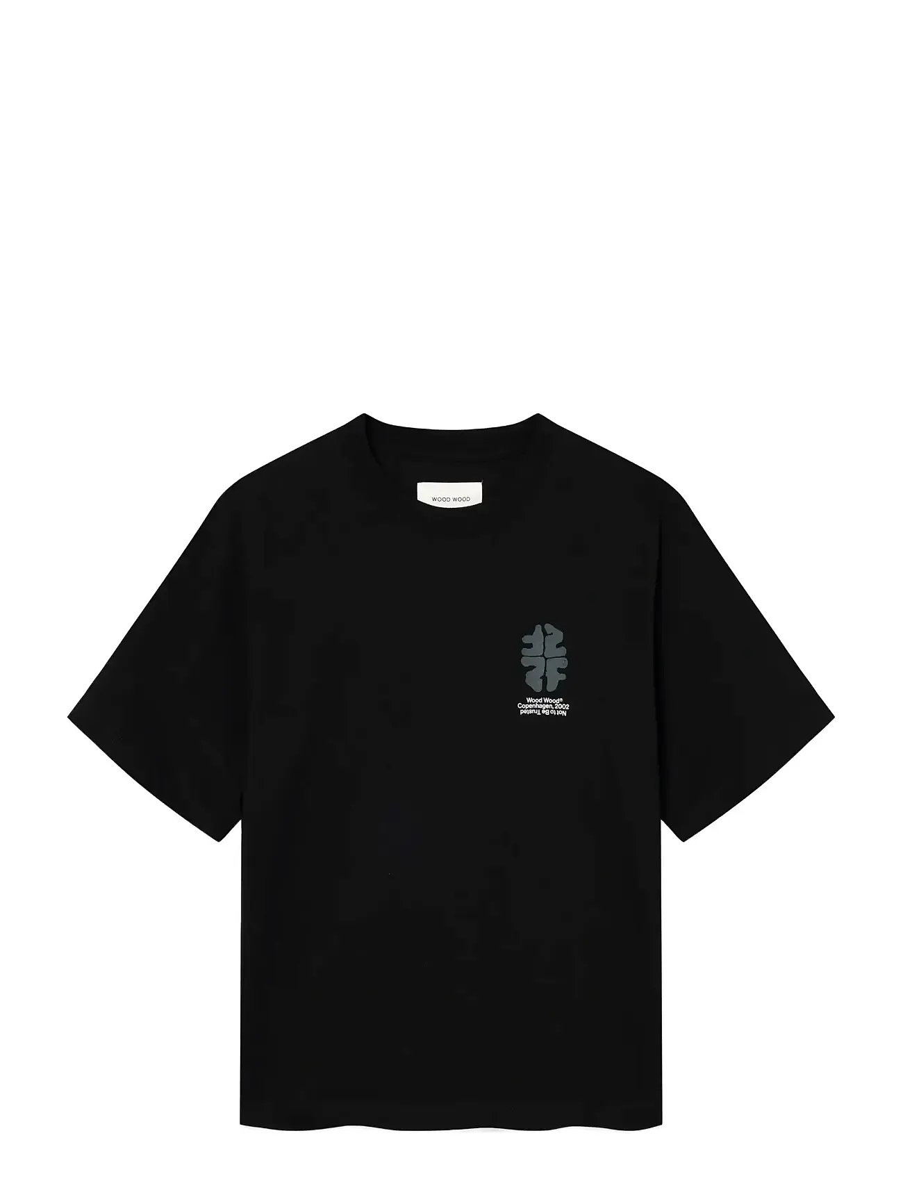 WOOD WOOD Wwgary Tee Nuts 25220 Schwarz - XXL - Herren