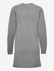 Wood Wood - Anne lambswool dress - knitted dresses - grey melange - 1