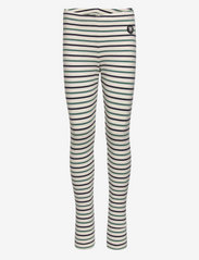 Ira stripe kids leggings - OFF-WHITE/GREEN STRIPES