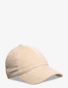 Low profile corduroy cap - hatter & luer - warm beige