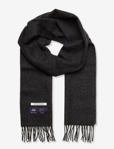 Karlo solid scarf - winter scarves - charcoal melange