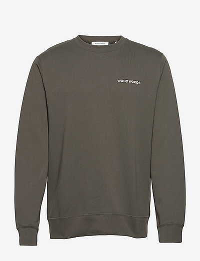 Hugh logo sweatshirt - sporta džemperi - dark green