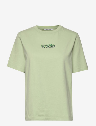 Alma logo T-shirt - marškinėliai - light green