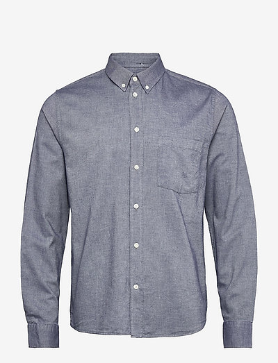 Adam classic flannel shirt - lina krekli - blue steel