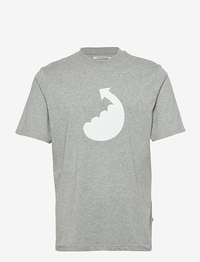 Bobby Bubblearrow T-shirt - kortermede t-skjorter - grey melange