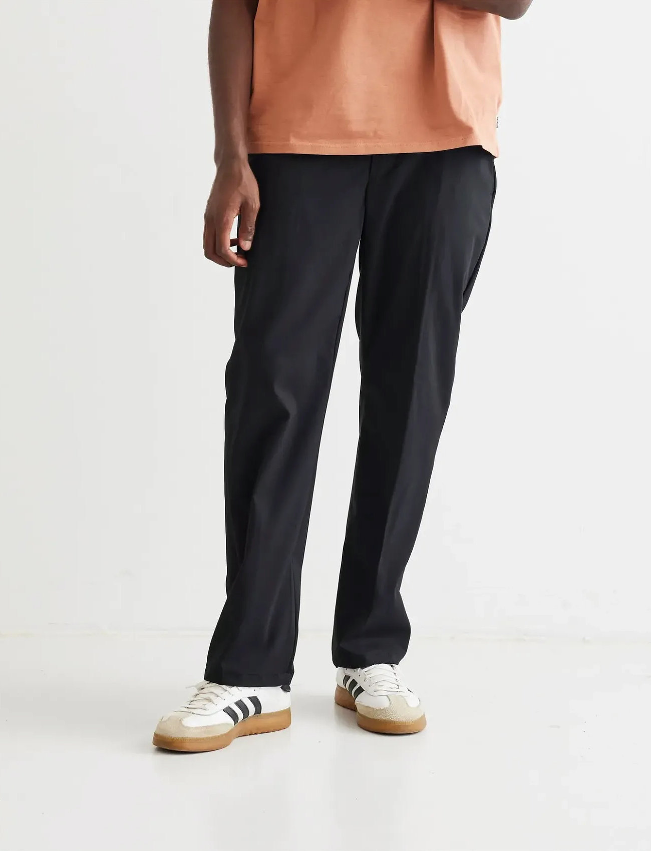 Woodbird Eik Nickel Pants, 30, Black, Bukser > Afslappet, Herre