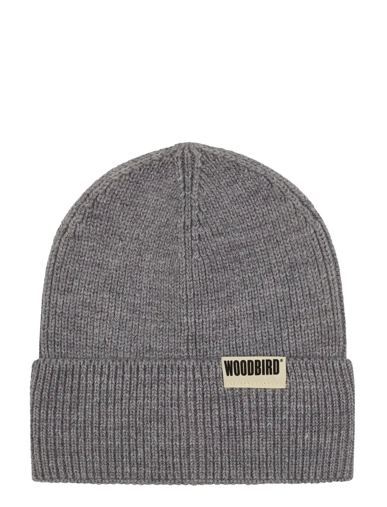 Woodbird Wbyupa Long Beanie, One Size, Grey, Hovedbeklædning > Huer, Herre