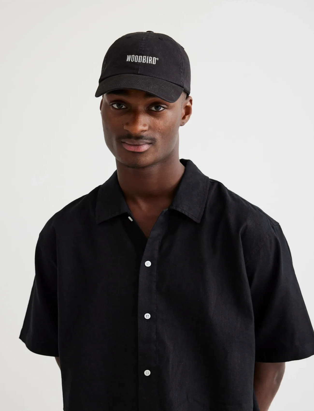Woodbird Core Twill Cap, One Size, Black, Hovedbeklædning > Kasketter, Herre