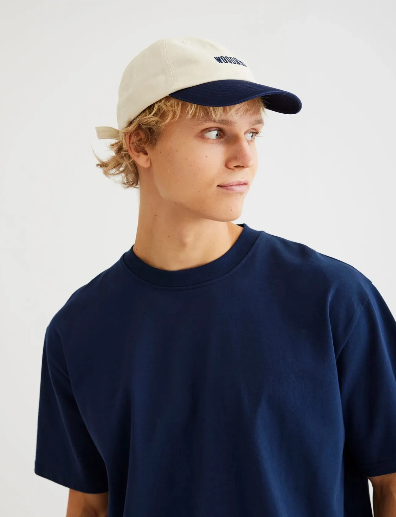 Woodbird Core Twill Cap, One Size, Navy, Hovedbeklædning > Kasketter, Herre