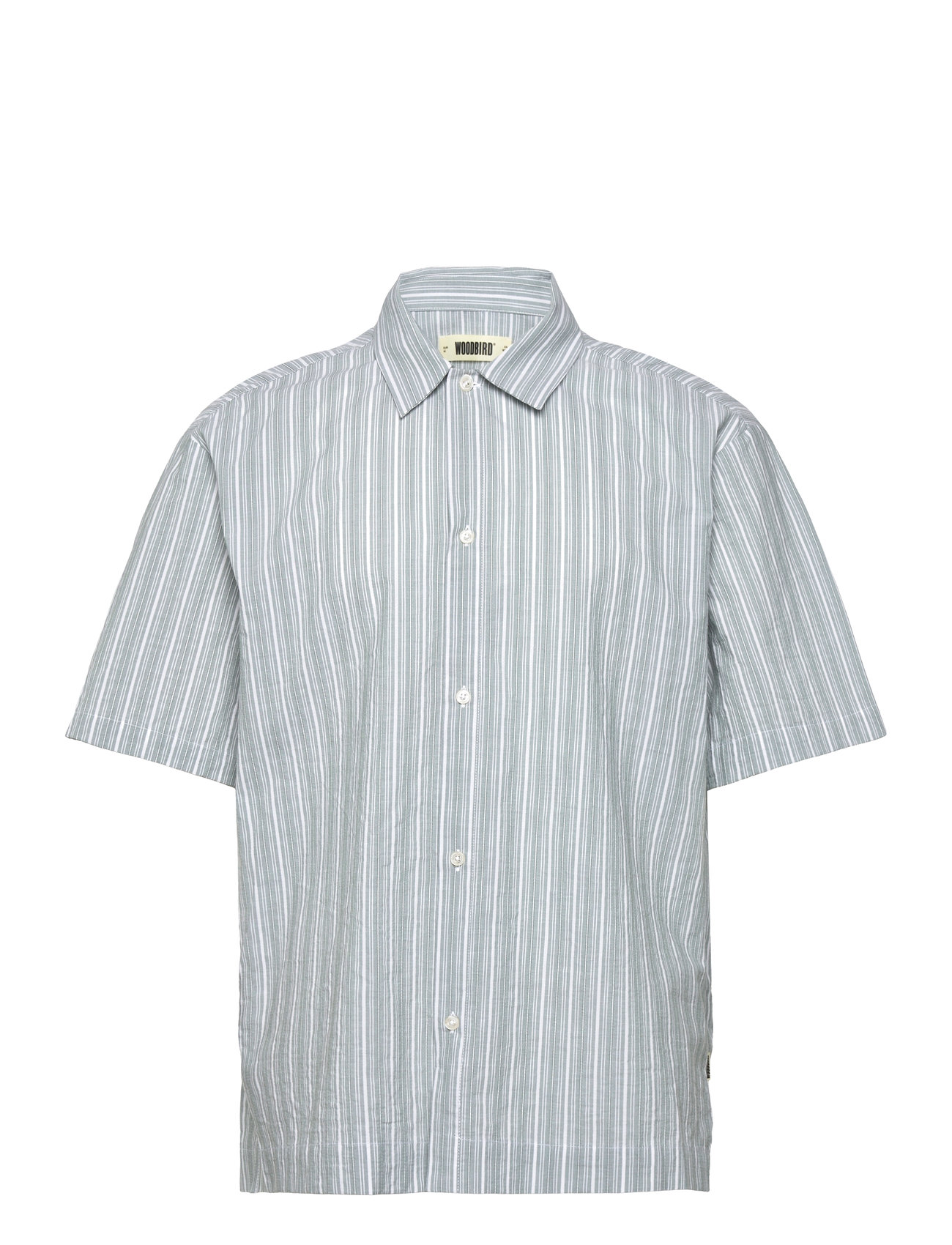 Wbbanks Stripe Shirt White Woodbird