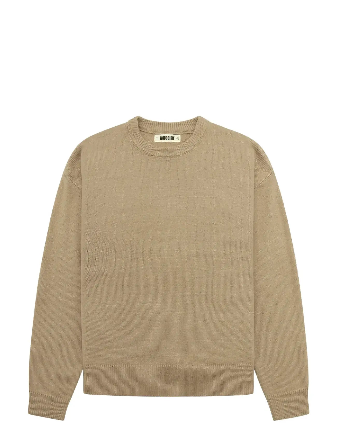 WOODBIRD Wbkurt Base Knit Beige - M - Herren