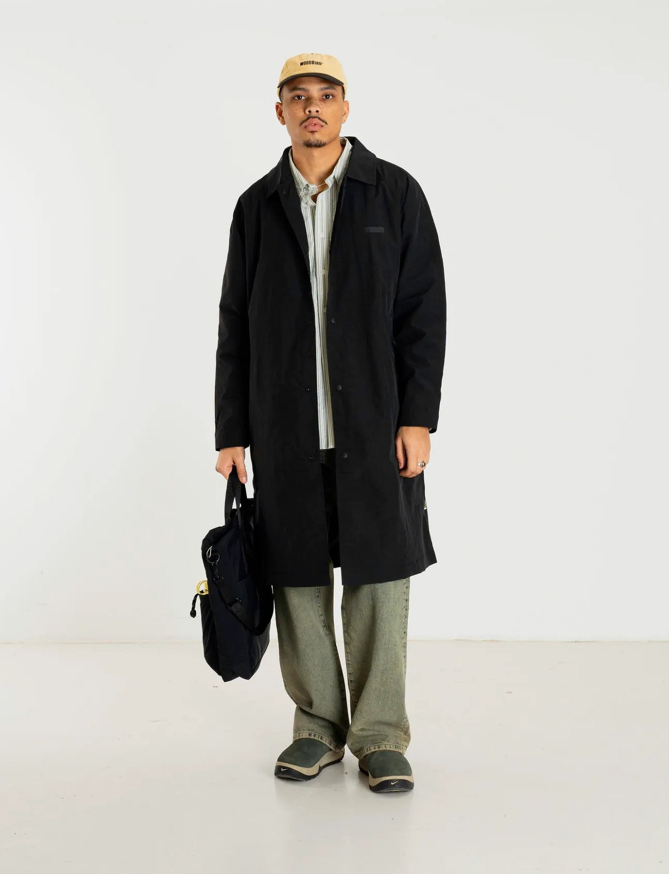 Woodbird Wbwing Nylon Coat, S, Navy, Jakker > Anorakker, Herre
