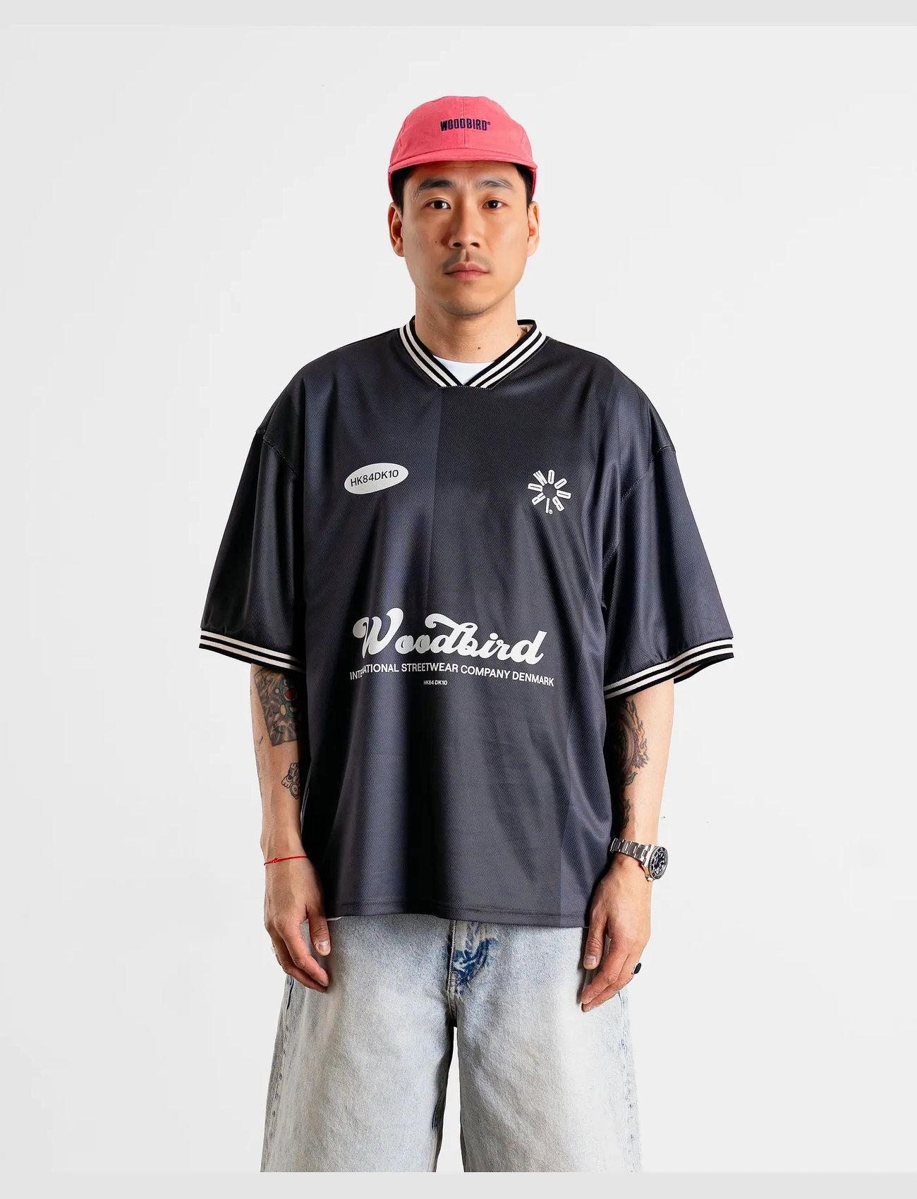 Woodbird Wbbeam Sports Tee, M, Black, T-Shirts > Kortærmede, Herre