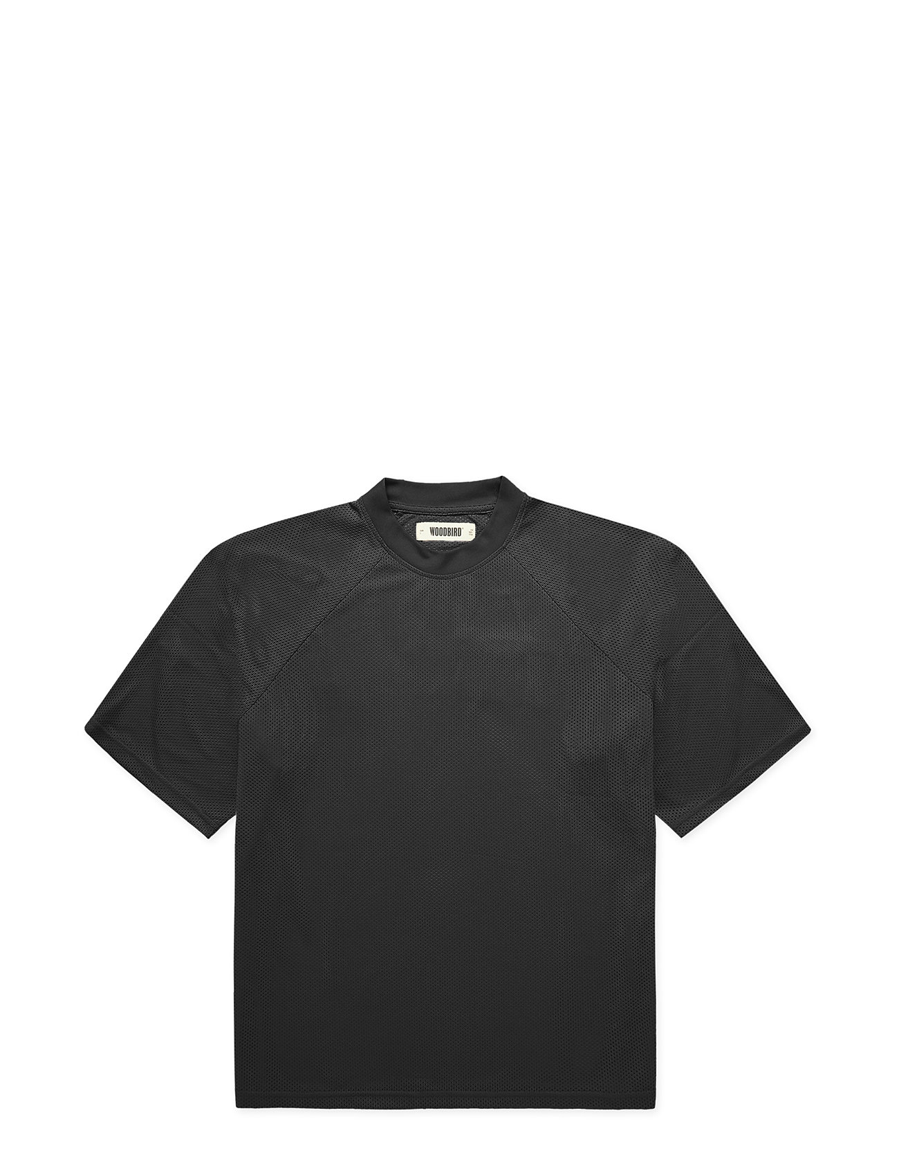 WOODBIRD Wbblake Mesh Tee Schwarz - M - Herren