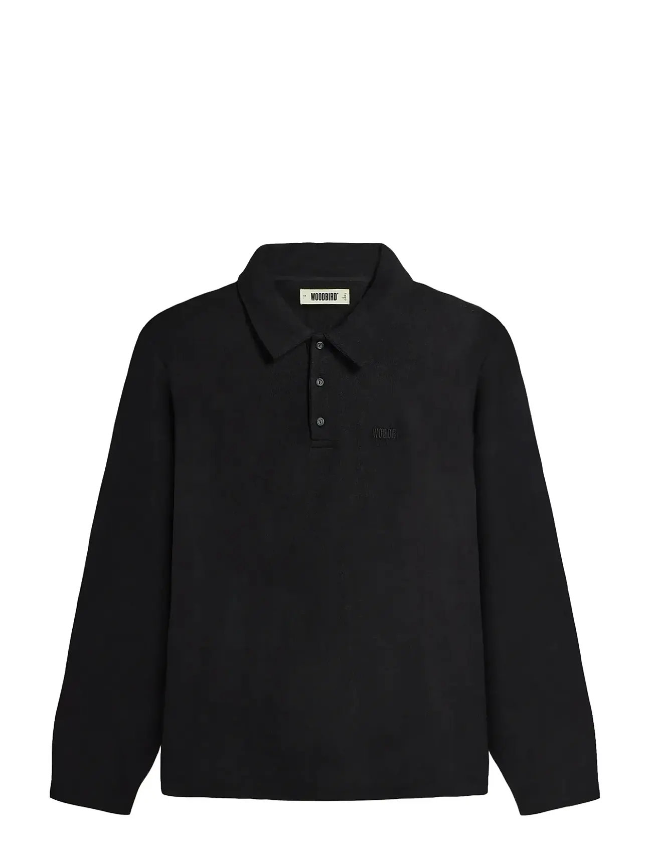 WOODBIRD Wbtom Strick Polo Schwarz - L - Herren